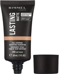 Rimmel Lasting Matte Full Coverage Light-weight Foundation 30ml, 200 Soft Beige