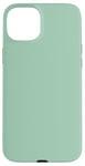 Coque pour iPhone 15 Plus Couleur vert menthe simple