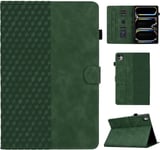 Coque Pour Ipad Pro 13 Pouces 2024 M4 Housse De Protection En Cuir Pu Tablette Étui Case Flip Portefeuille Cover Pour Ipad Pro 13 Pouce 2024 (7ème Génération) Tablet, Vert