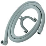 Drain Hose for BAUMATIC BLOMBERG GRUNDIG Washing Machine Washer Right Angle 2.5m