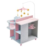 Table à langer poupon poupée Polka Dots Princess rangement bois jeux TD-0203AG