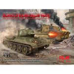 [FR] ICM 1/35 Battle of Berlin (April 1945) (T-34-85, King Tiger) - DS3506