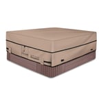 ULTCOVER Housse de Protection carrée 100% Polyester 600D pour Spa extérieur 241,3 x 241,3 cm