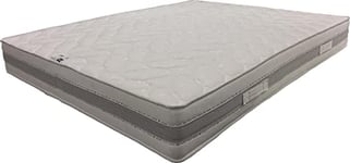 Matelas Ressorts Ensachés 140x190 x 23 cm + Oreiller Visco - Soutien Ferme - 7 Zones de Confort - Très Respirant