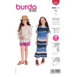 Burda 9247 - Kjole & Bluse EUR: 110-140, US: 5-10