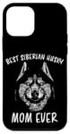 Coque pour iPhone 12 mini Meilleure maman husky sibérienne de tous les temps