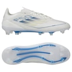 adidas F50 Pro FG Polar Victory - Vit/Silver/Blå - Gräs (FG), storlek 40