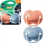 Tommee Tippee / Cherry Latex Soother / 6-18 months / Pack Of 2 / Natural Latex