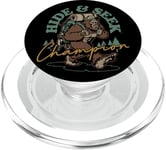 Bigfoot Hide and Seek Champion Sasquatch Yeti Funny Bigfoot PopSockets PopGrip pour MagSafe