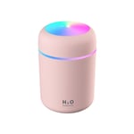 Mini Humidificateur Ultrasonique avec 2 Mode Brume Réglable, Arrêt automatique et Veilleuse Colorée, usb Humidificateur Portable pour Auto Maison