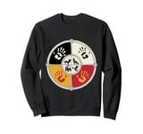 Medicine Wheel Native American spiritual animals MMIW Sweatshirt