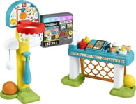 Fisher-Price Laugh & Learn 4-in-1 Game Experience Kid's Play Center with Songs