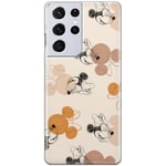 ERT GROUP Coque de téléphone Portable pour Samsung S21 Ultra Original et sous Licence Officielle Disney Motif Minnie 075 Parfaitement adapté à la Forme du téléphone Portable, Coque en TPU