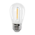 10-pack av E27 LED glödlampa Dimbar 1W - 2700K Varmvit A+