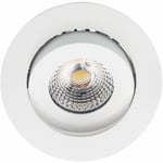 DOWNLIGHTS CORONA IP44 DIM TO WARM 8W MATT HVIT