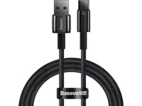 Baseus Usb Cable Baseus Tungsten Gold Usb/Usb-C Cable 480Mbps 100W 1M Black