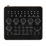 Professional Live Broadcast Sound Card, Digital Audio Mixer Karaoke K-Songs Voice Changer, Multi-sound Effects & Funny Sound Gaming Sound Card for Home Studio Recording DJ Network Live
