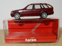 MICRO HERPA HO 1/87 MERCEDES-BENZ C180T '97 ROUGE METAL #032391 IN BOX