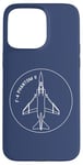 iPhone 15 Pro Max F-4 Phantom II American Jet Plane Badge Case