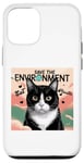 iPhone 13 Pro Help Save the Environment: Eat Plastic – A Cute Cat Meme Case