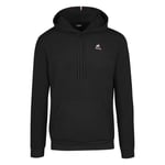 Sweat avec manches longues et col à capuche Coq Sportif noir