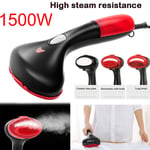 1500W Fast Heat Hand Held Clothes Garment Steamer Upright Iron Portable Travel