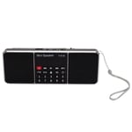 Y-618  Fm Radio Digital Portable Dual 3W Stereo Speaker Mp3 Audio Player6145