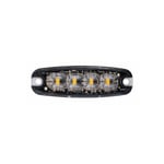 VP 4 LED Ultra-Thin Blitz Oransje, 12/24V