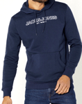 New Mens Jack & Jones Hoody Bank Hoodie Navy Size L