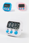3 x Colourful Kitchen Timers for Cooking - 3PCS Digital Countdown Multipack - Free Standing or Fridge Mounted with Magnetic Back, Kitchen Timer Digital, Digital Timer Kitchen, Digital Timer
