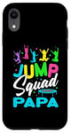 iPhone XR Jump Squad Papa Trampoline Bounce Birthday Trampolining Case