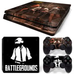 Kit De Autocollants Skin Decal Pour Console De Jeu Ps4 Slim Corps Entier Champs De Bataille De Playerunknown, T1tn-Ps4slim-6380