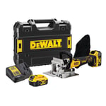 Dewalt DCW682P2-QW Lamellfräs med batteri och laddare