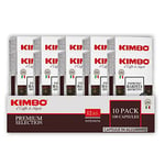 Kimbo Coffee, Espresso Barista Ristretto, 100 Aluminium Capsules Compatible with Nespresso Original Machine, Dark Roast, 12/13, Italian Coffee Pods, 10 x 10