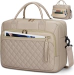 Sacoche pour Ordinateur Portable 17 Pouces Sac Travail Femme Grande Sac pc Portable Sacs et Housses pour Ordinateur Portable Imperméable Mallette pour Femme Sac à Bandoulière