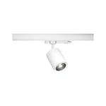 Paulmann 96568 Spot LED ProRail3 Kratos 50° 1050lm 9W 4000K 230V Blanc système d'éclairage sur Rail, Métal, 9 W