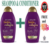 Biotin & Collagen Hair Thickening Sulfate Free Shampoo Conditioner OGX 385Ml