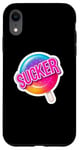 Coque pour iPhone XR Bonbons Funny Sucker Lolly Pop Lollypop Colorful Sweet Tooth