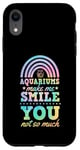 iPhone XR Aquariums Make Me Smile You Not So Much Bohemian Rainbow Case