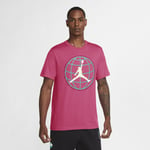 Jordan Brand finds the air up there. Connect to this season's outerwear-inspired look with cotton-made Winter Utility Jumpman T-Shirt Men's Short-Sleeve - Pink