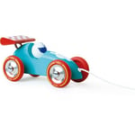 VOITURE NEUVE VILAC en bois  de course XL BOIS MASSIF TURQUOISE ROUGE,,,,