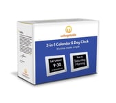 2 in 1 Calendar & Day Clock By UNFORGETTABLE Dementia SEN Visual Impairments