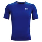 Under Armour HeatGear SS Compression Shirt Blå Large Herr