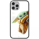 ERT GROUP Coque de téléphone Portable pour Apple Iphone 13 Original et sous Licence Officielle Star Wars Motif Baby Yoda 016 en Verre trempé, Coque de Protection