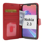 New Standcase Wallet Nokia 2.3 (Röd)