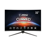 MSI Optix AG321CR Full HD 32 Inch Curved LCD Gaming Monitor - Black