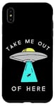 iPhone XS Max Alien UFO spaceship get me out here take me out Aliens Case