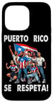 iPhone 14 Pro Max Puerto Rico Se Respeta PR Flag Boricua Protest Fist Crowd Case