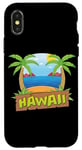 Coque pour iPhone X/XS Aloha Hawaii Surf Beach Vintage Maui Vacances Hawaïennes Surf Beach