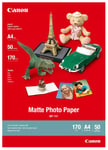 Genuine Canon MP-101 Matte Photo Paper A4 - 50 Sheets (210 x 297 mm) 7981A005